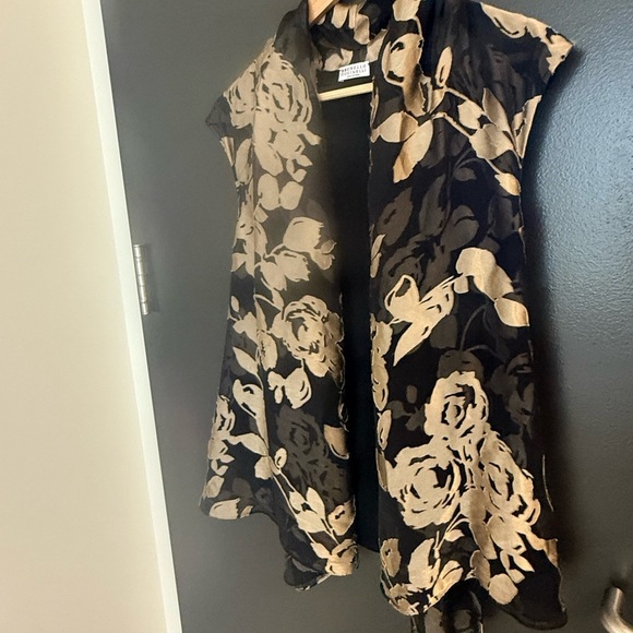Brunello Cucinelli M very good condition silk and Gold Floral Vest - Picture 7 of 17